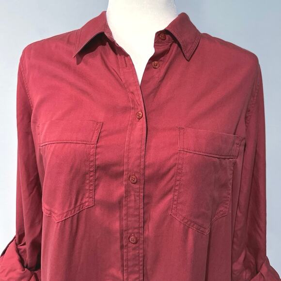Express button down shirt Women's Size Medium - Picture 2 of 5